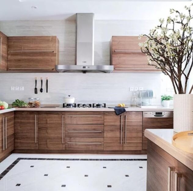 کابینت آشپزخانه فوق برجسته (فرامید).